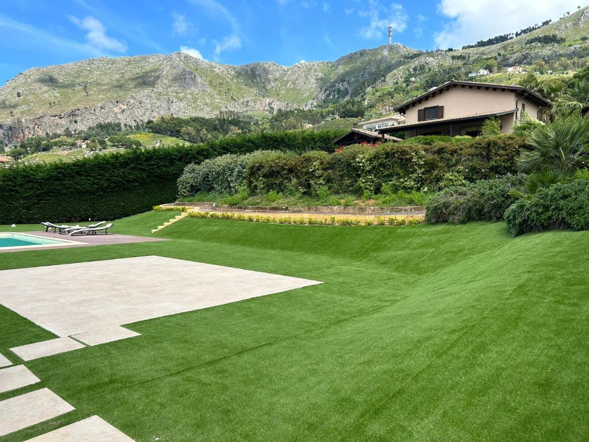 Villa Siciliana Con Piscina E Vista Panoramica Sul Mare Borgetto Zewnętrze zdjęcie