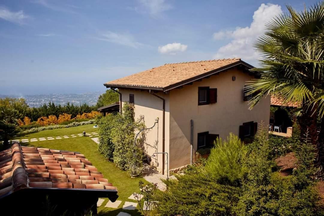 Villa Siciliana Con Piscina E Vista Panoramica Sul Mare Borgetto Zewnętrze zdjęcie