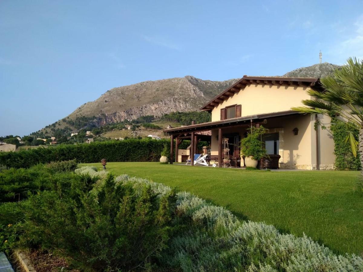 Villa Siciliana Con Piscina E Vista Panoramica Sul Mare Borgetto Zewnętrze zdjęcie